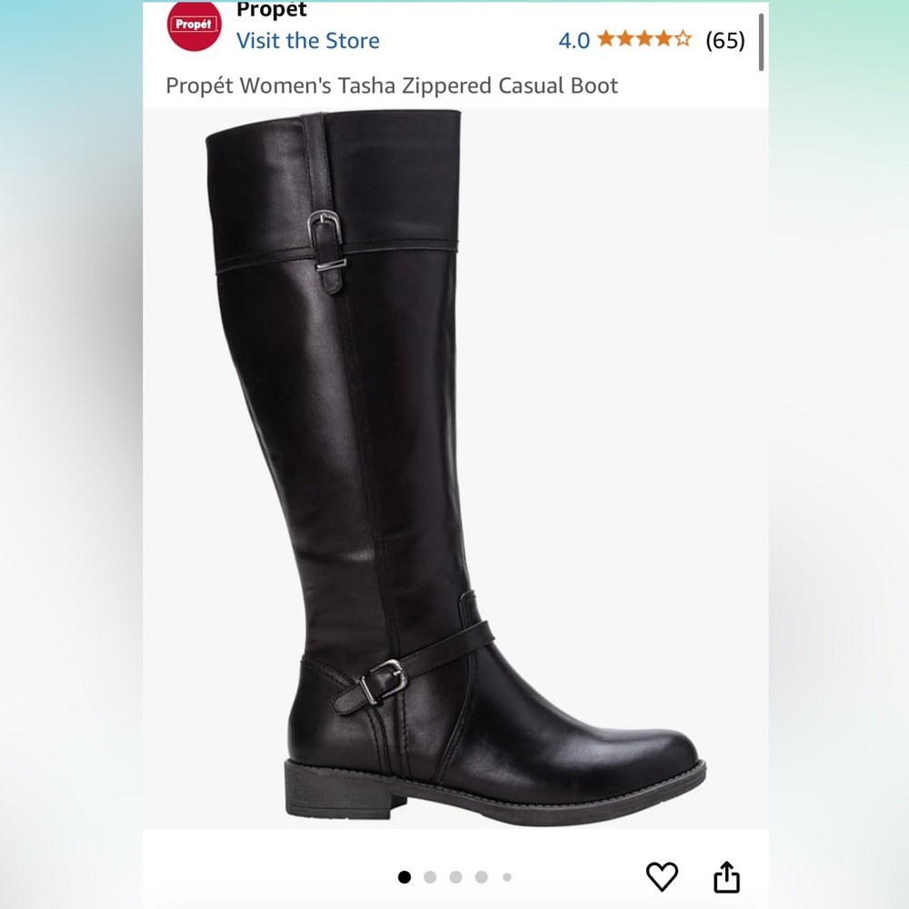 NEW Propét Women's Tasha Zippered Casual Boot 8.5 wide